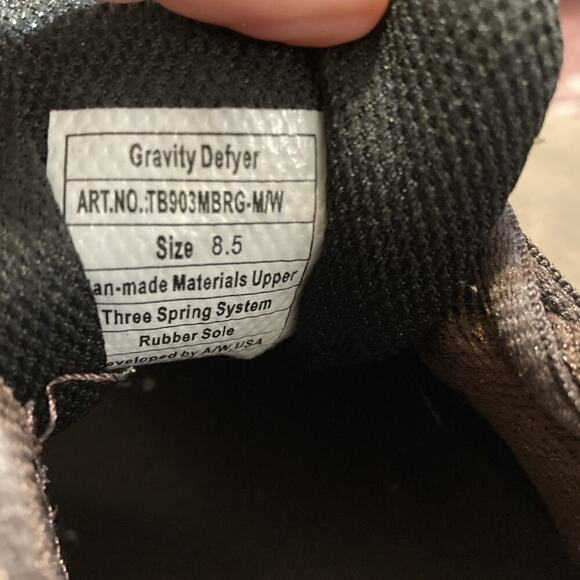 Gdefy Gravity Defyer Sneaker Mens‎ Sz 8.5 New Spring System Comfort Orthotic Brw main image 4